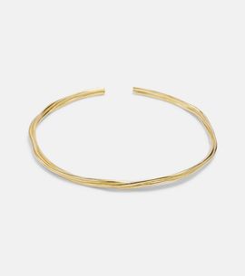 Ysso Ysso Lydia 24kt gold-plated choker