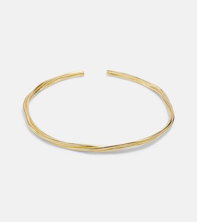 Ysso Ysso Lydia 24kt gold-plated choker
