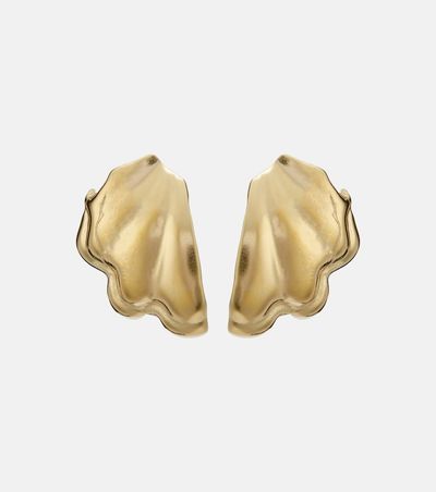 Ysso Ysso Ocean 24kt gold-plated earrings