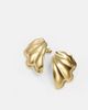 Ysso Ysso Ocean 24kt gold-plated earrings - 4