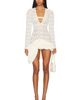 Yuhan Wang Yuhan Wang Draped Lace Dress - 1