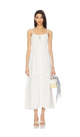 Yuhan Wang Yuhan Wang Floral Embroidered Dress