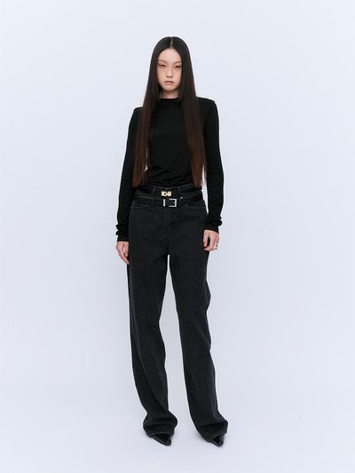 YUJI BLACK JEANS