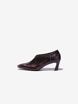 YUJI SPEAR HEEL 6cm COWSKIN PUMPS [PINK]