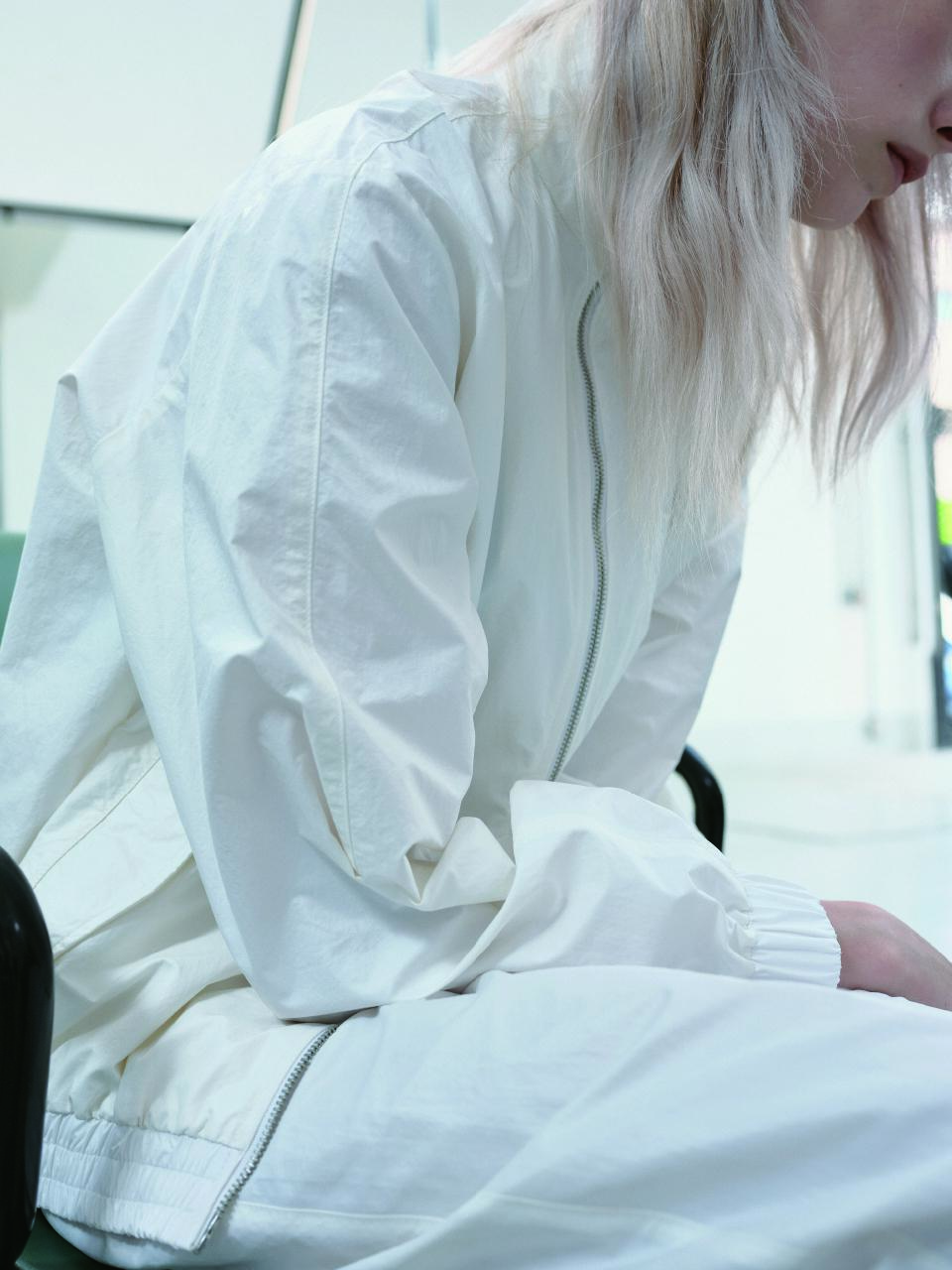 YUJI Two Way Training Jacket - White