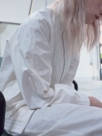 YUJI Two Way Training Jacket - White