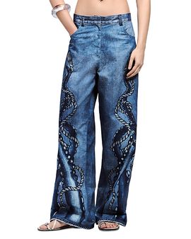 Yukio yukio High Rise Wide Leg Jeans in Octopus