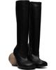YUME YUME YUME YUME Black & Beige Ball Tall Boots - 4