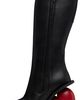 YUME YUME YUME YUME Black & Red Love Tall Boots - 3
