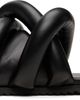 YUME YUME YUME YUME Black Closed Toe Tyre Slide Loafers - 3