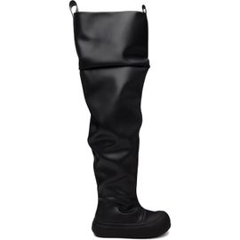 YUME YUME YUME YUME Black High Fisherman Tall Boots