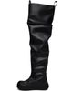 YUME YUME YUME YUME Black High Fisherman Tall Boots - 3