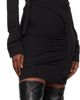 YUME YUME YUME YUME Black Overknee Ballerina Tall Boots - 5