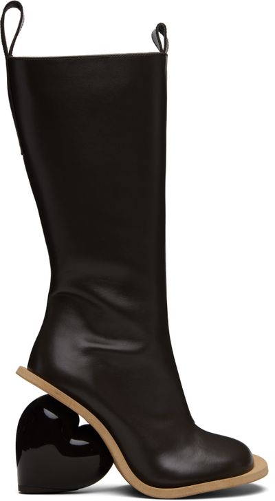 YUME YUME YUME YUME Brown Love Tall Boots