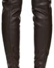 YUME YUME YUME YUME Brown Overknee Ballerina Tall Boots - 2