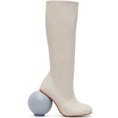 YUME YUME YUME YUME Off-White Ball Tall Boots