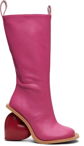 YUME YUME YUME YUME Pink Love Tall Boots