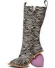 YUME YUME YUME YUME SSENSE Exclusive Black & White Zebra Love Tall Boots - 3