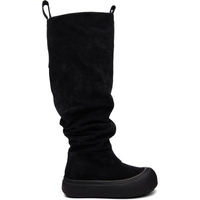 YUME YUME YUME YUME SSENSE Exclusive Black Fisherman Tall Boots