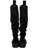 YUME YUME YUME YUME SSENSE Exclusive Black Fisherman Tall Boots - 2
