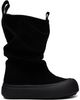 YUME YUME YUME YUME SSENSE Exclusive Black Low FIsherman Chelsea Boots - 1
