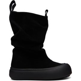 YUME YUME YUME YUME SSENSE Exclusive Black Low FIsherman Chelsea Boots