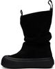 YUME YUME YUME YUME SSENSE Exclusive Black Low FIsherman Chelsea Boots - 3