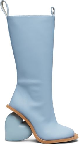 YUME YUME YUME YUME SSENSE Exclusive Blue Love Tall Boots