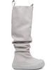 YUME YUME YUME YUME SSENSE Exclusive Gray Fisherman Tall Boots - 1