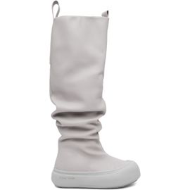 YUME YUME YUME YUME SSENSE Exclusive Gray Fisherman Tall Boots