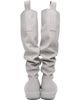 YUME YUME YUME YUME SSENSE Exclusive Gray Fisherman Tall Boots - 2