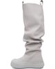 YUME YUME YUME YUME SSENSE Exclusive Gray Fisherman Tall Boots - 3