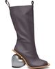 YUME YUME YUME YUME SSENSE Exclusive Gray Love Tall Boots - 1