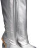 YUME YUME YUME YUME SSENSE Exclusive Silver Love Tall Boots - 4