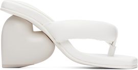 YUME YUME YUME YUME White Love Mule Sandals