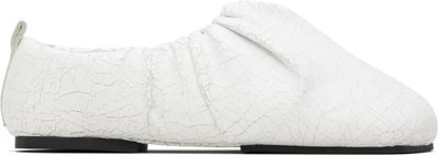 YUME YUME YUME YUME White Wrinkle Loafers