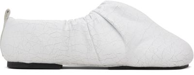 YUME YUME YUME YUME White Wrinkled Loafers
