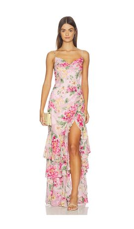 white christmas dresses Yumi Kim Adela Maxi Wrap Dress main image 1