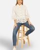Yumi Yumi 34 Sleeve Relaxed Scallop Trim Shirt - 3