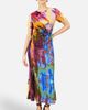 Yumi Yumi Abstract Floral Mesh Maxi Dress - 1