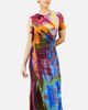Yumi Yumi Abstract Floral Mesh Maxi Dress - 2