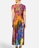 Yumi Yumi Abstract Floral Mesh Maxi Dress - 3