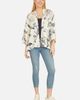 Yumi Yumi Abstract Floral Print Open Front Top - 2