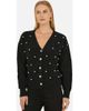 Yumi Yumi Beaded Cable Knit Cardigan - 1