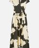 Yumi Yumi Blossom Print Dipped Hem Wrap Midi Dress - 2