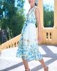 Yumi Yumi Butterfly Print Midi Wrap Dress - 5
