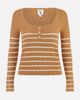 Yumi Yumi Button Detail Long Sleeve Rib Knit Top - 2