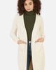 Yumi Yumi Cable Knit Long Sleeve Long Cardigan - 1