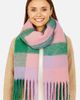 Yumi Yumi Check Soft Tassel Scarf - 3