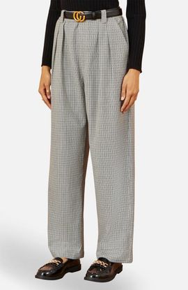 Yumi Yumi Check Wide Leg Trousers